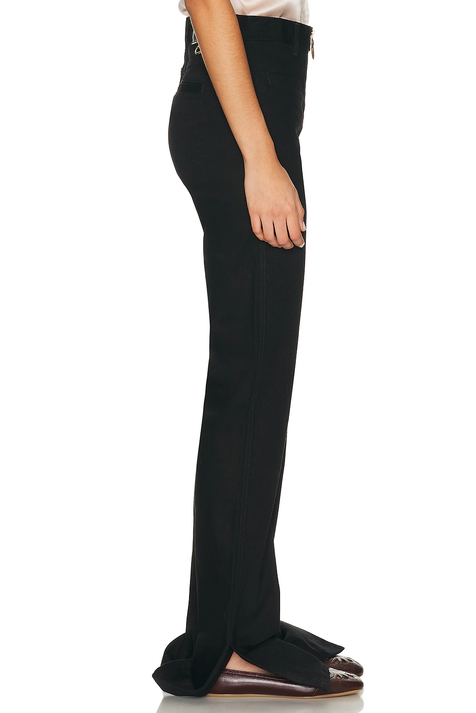 Straight Leg Trouser Black