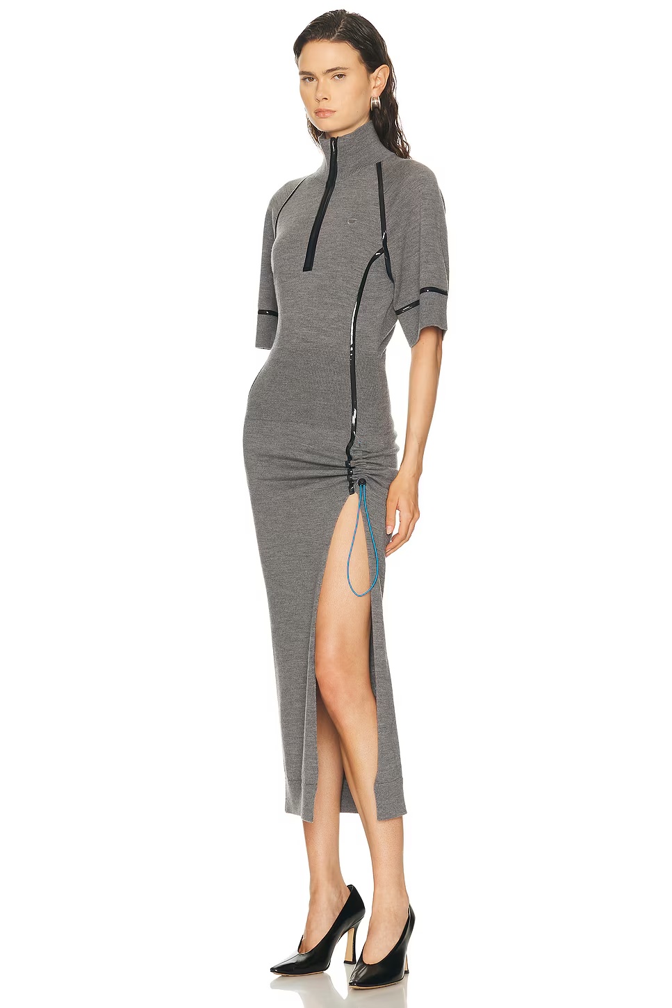 Tech Merino Dress Grey