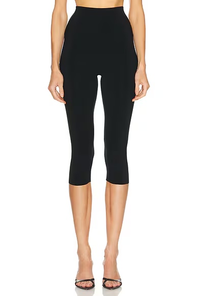 Pedal Pusher Capri Legging Black