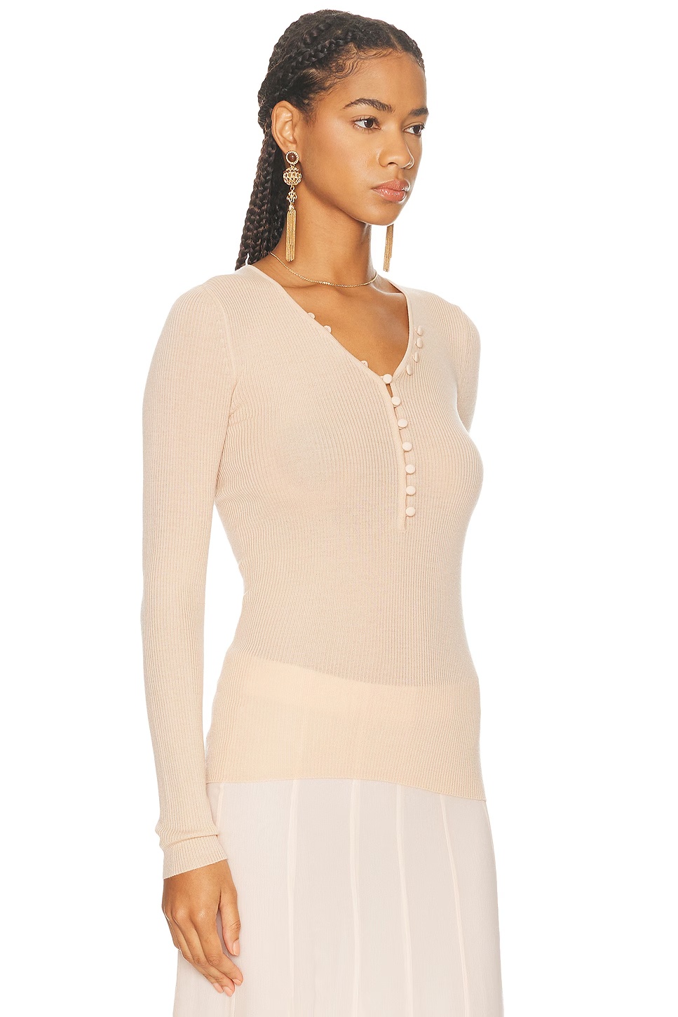 Long Sleeve Top Honey Pink
