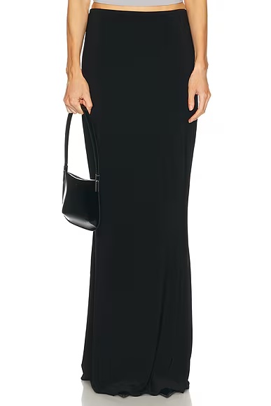 Obie Long Skirt Black