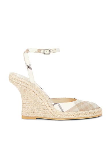 Mews Espadrille Wedge Cotton Ip Check