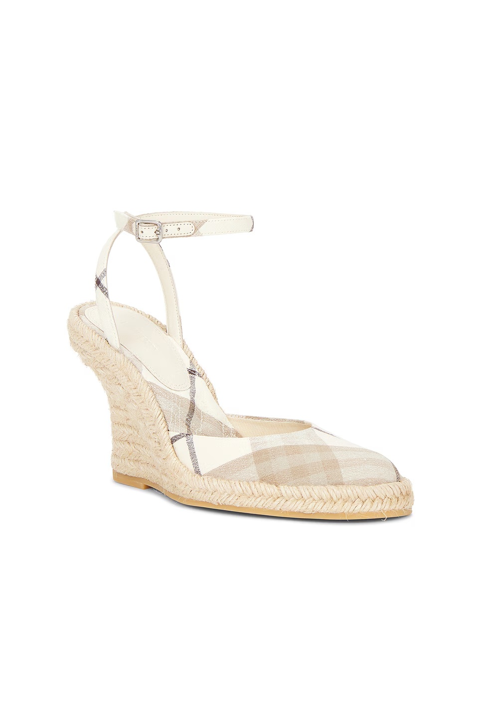 Mews Espadrille Wedge Cotton Ip Check