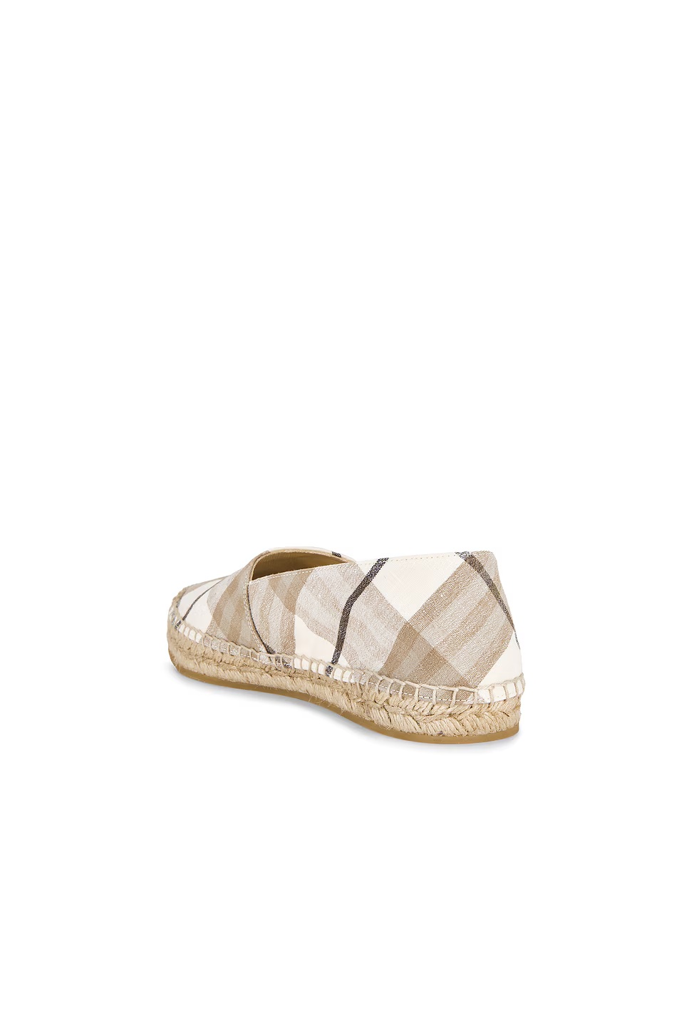 Mews Espadrille Flat Cotton Ip Check