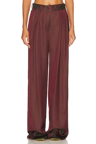 Peaches Pants Burgundy