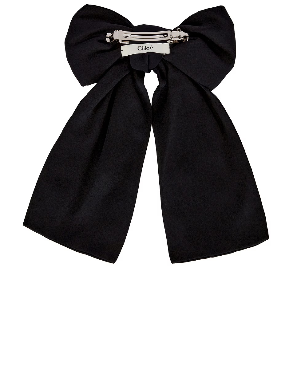 Charm Hair Bow Black