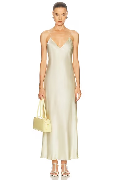 Taja Dress Pale Yellow