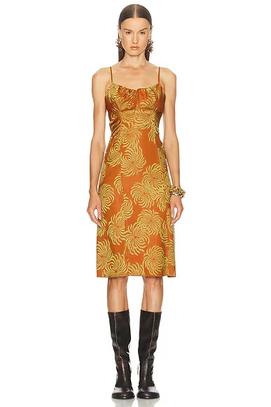 Dirios Dress Orange