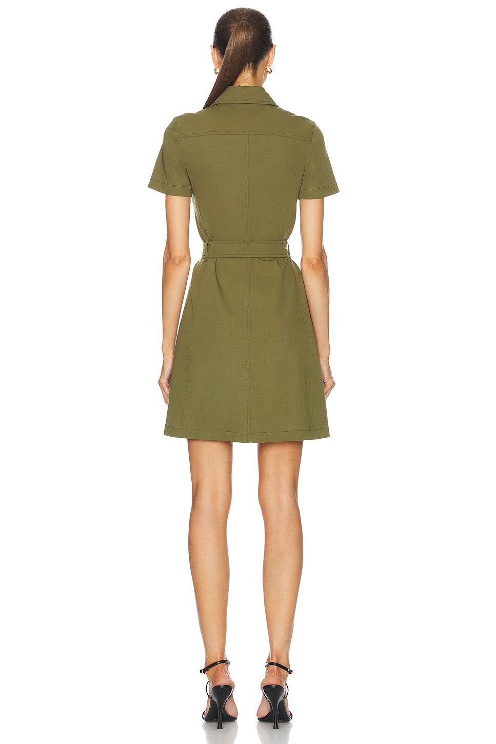 Mini Trench Dress Kelp