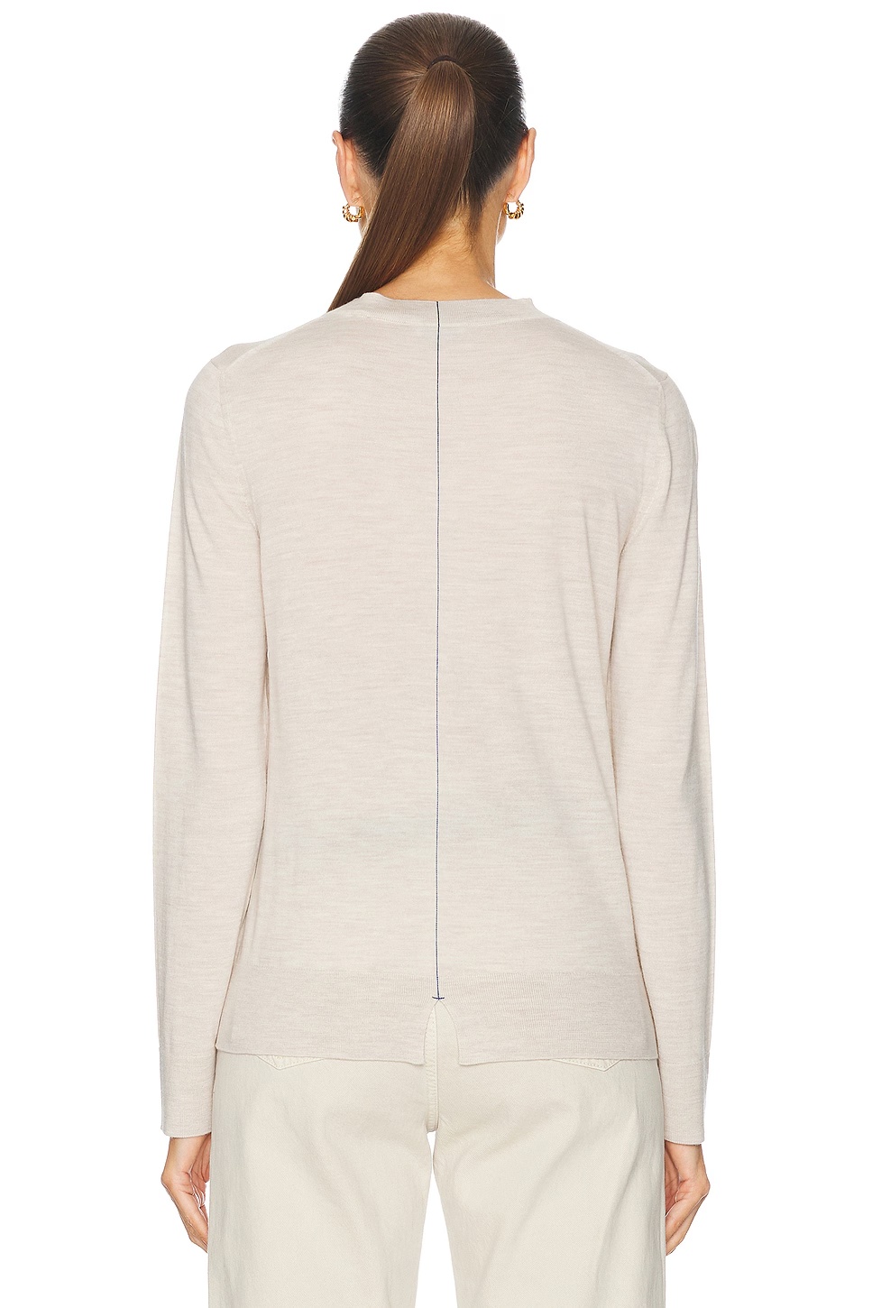 Crewneck Cardigan Nutmeg