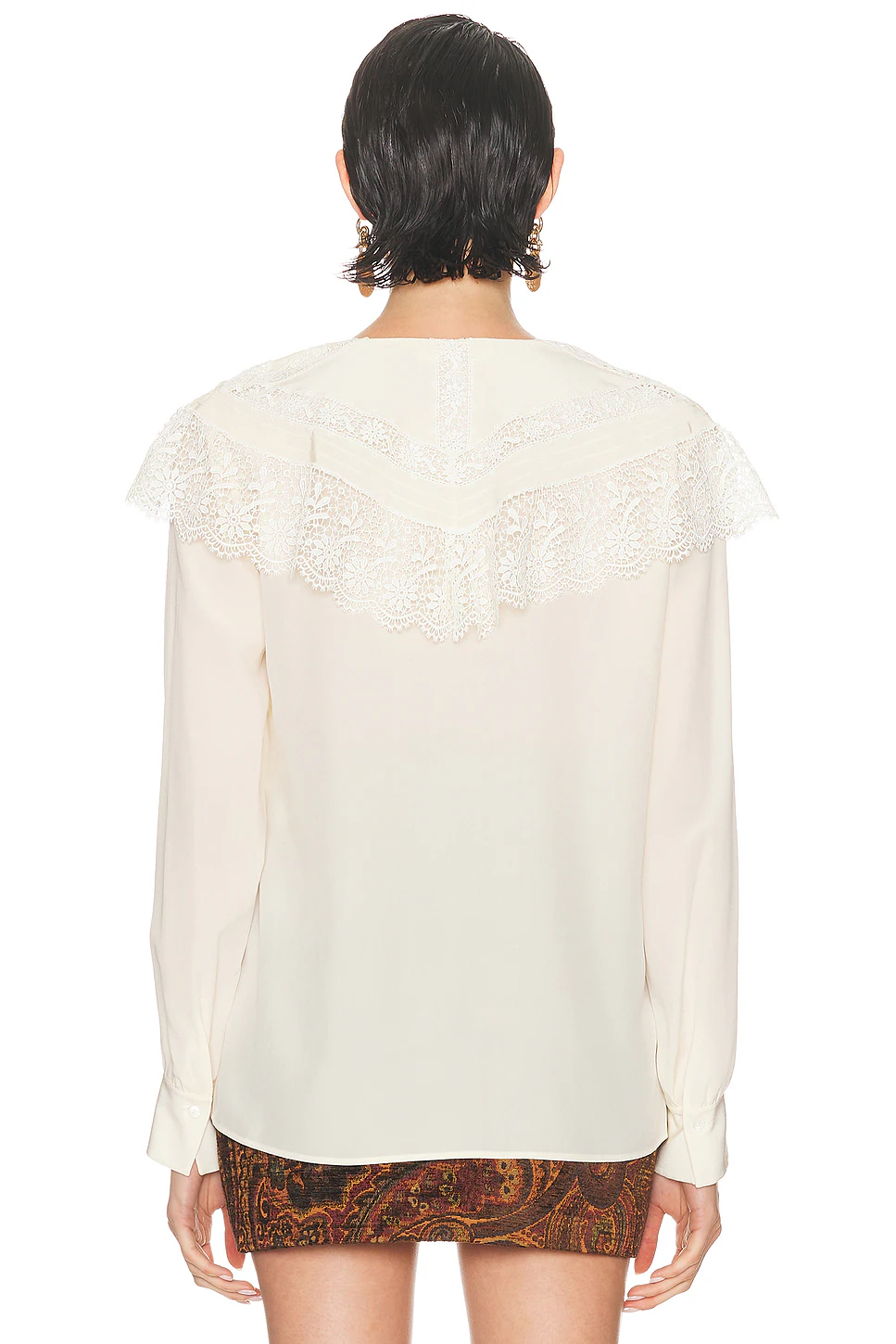 Lace Blouse Pristine White
