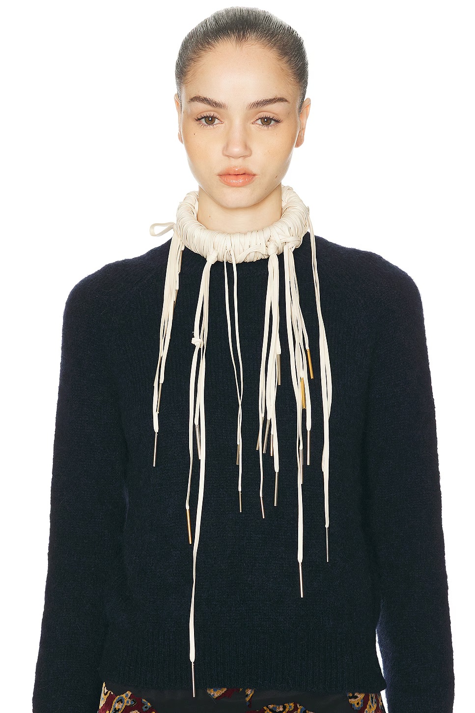 Cotton Necklace Ecru