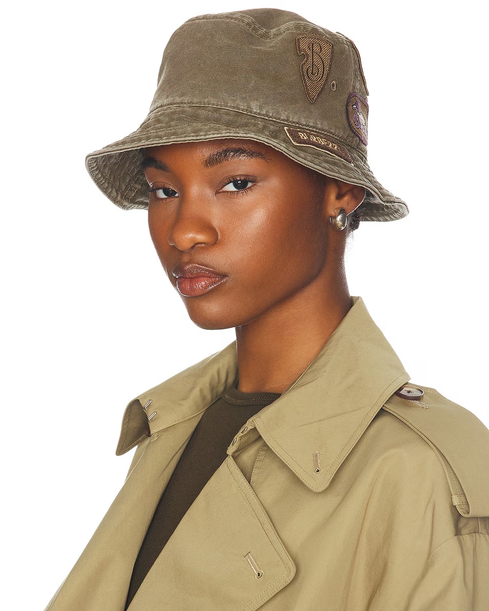 Patch Bucket Hat Khaki