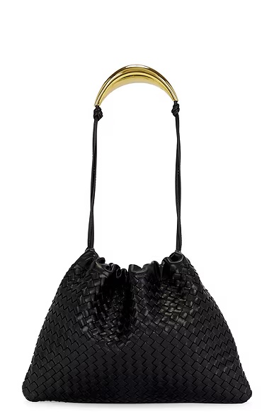 Intrecciato Dustbag Black & Muse Brass