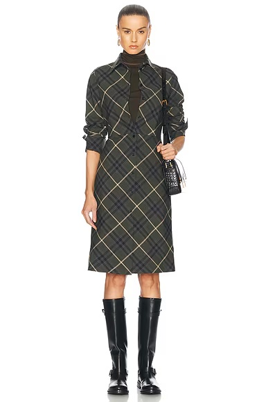 Long Sleeve Midi Dress Marsh IP Check