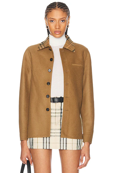 Button Up Jacket Shrew Ip Check