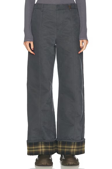 Wide Leg Trouser Cinder