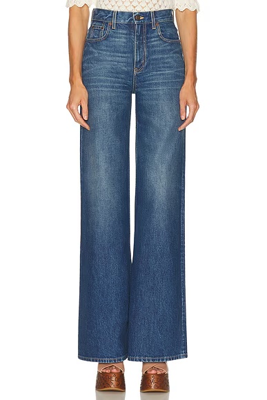 Wide Leg Hazy Blue