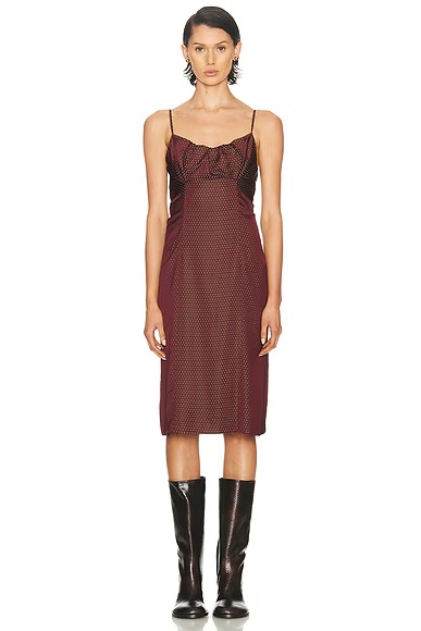 Dirios Dress Burgundy
