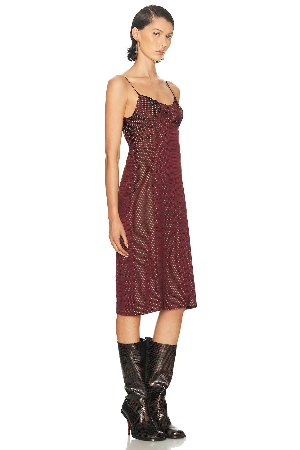 Dirios Dress Burgundy