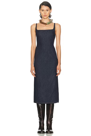Debano Dress Indigo