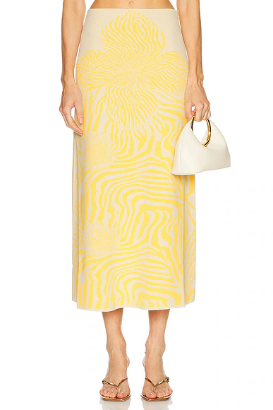 Jazlyn Skirt Yellow Bloom