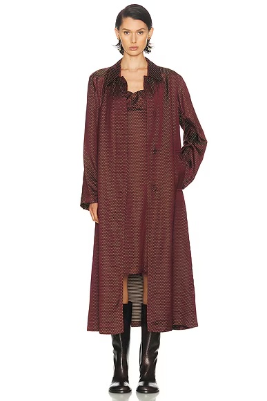Raltonas Coat Burgundy