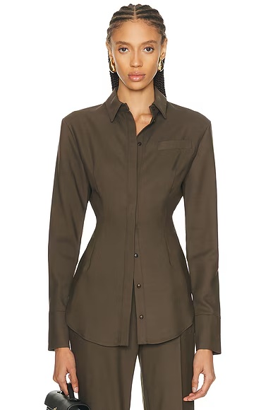 Elvin Shirt Chocolate