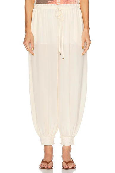 Balloon Pant Pristine White