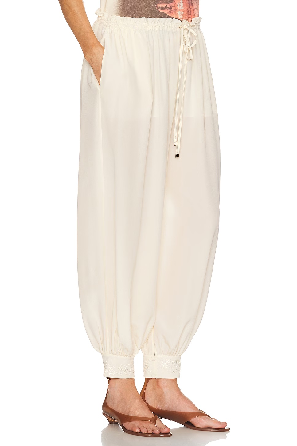 Balloon Pant Pristine White