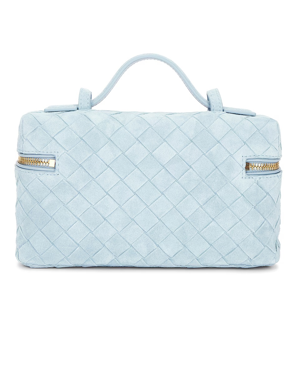 Bang Bang Suede Vanity Bag Ice & Gold