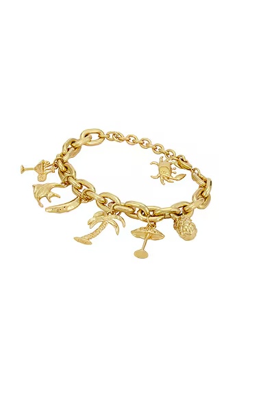 Charm Bracelet Vintage Gold