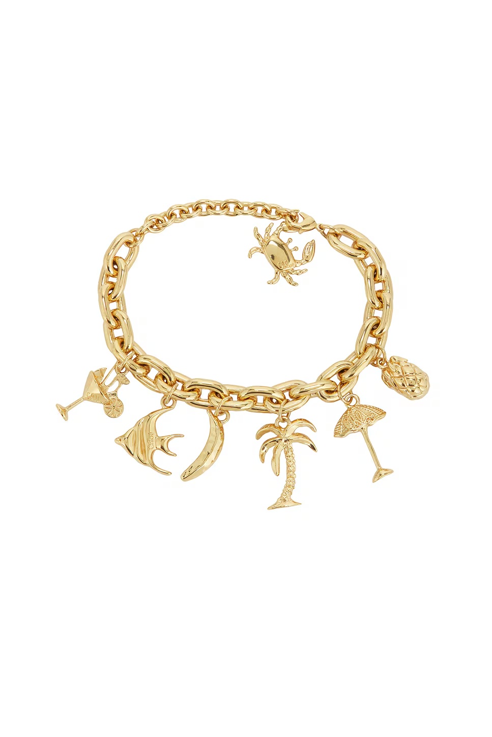 Charm Bracelet Vintage Gold
