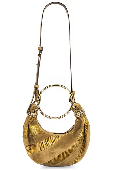 Bracelet Bag Gold Khaki