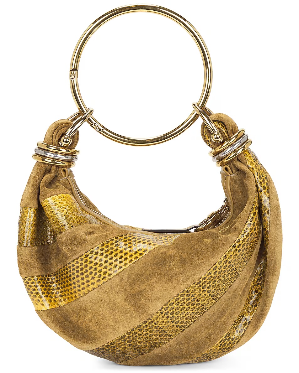 Bracelet Bag Gold Khaki