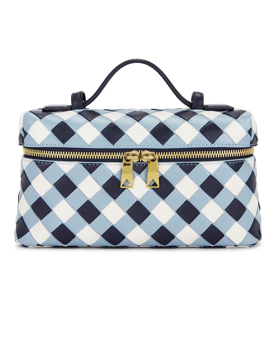 Bang Bang Vanity Bag Abyss, Ice White, & Muse Brass