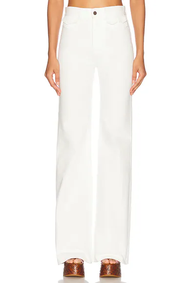 Straight Leg Jeans White