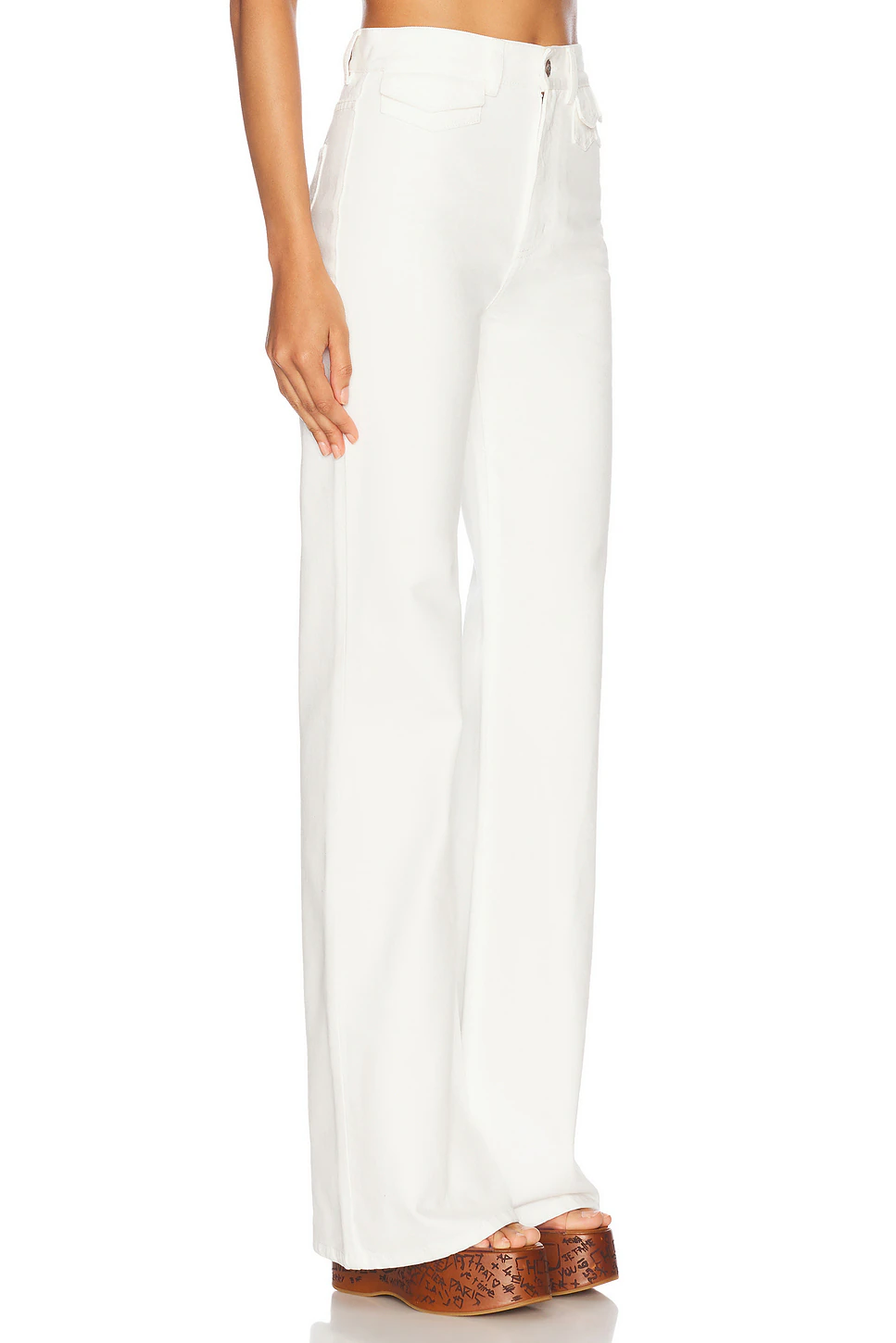 Straight Leg Jeans White