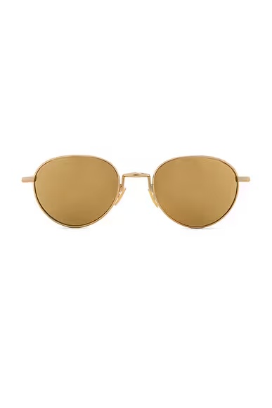 Round Sunglasses Gold