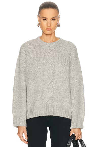 Tove Crewneck Sweater Heather Grey