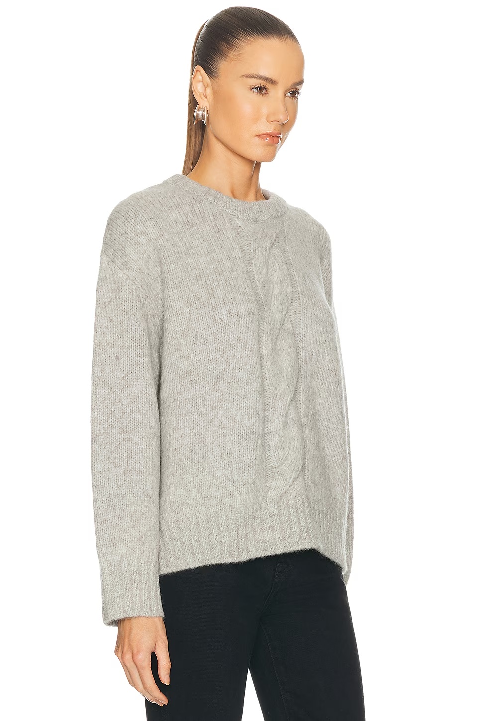 Tove Crewneck Sweater Heather Grey