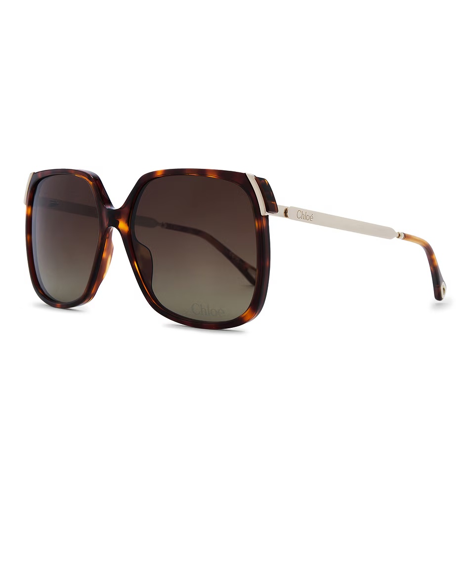 Aly Sunglasses Havana, Gold, & Brown