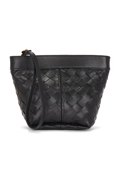 Small Prism Pouch Black & Gold