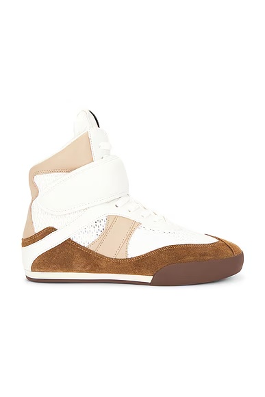 Kick High Top Sneaker Natural Brown
