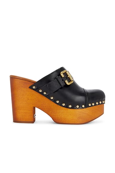 Jeanette Clog Sandal Black