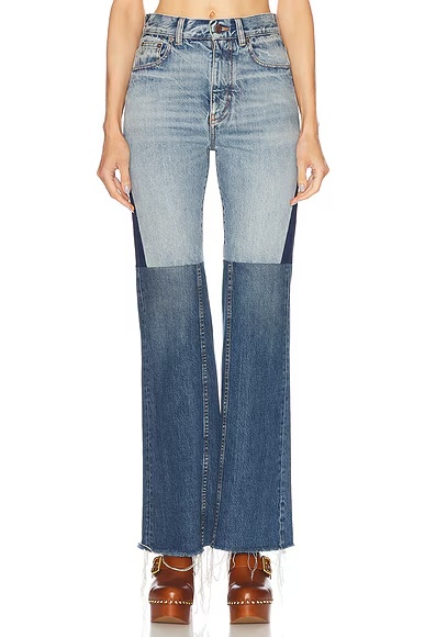 Flare Jeans Multicolor Blue