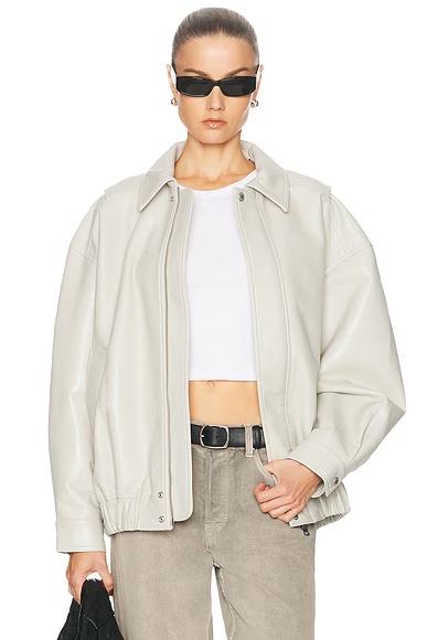 Aston Bomber Jacket Buff