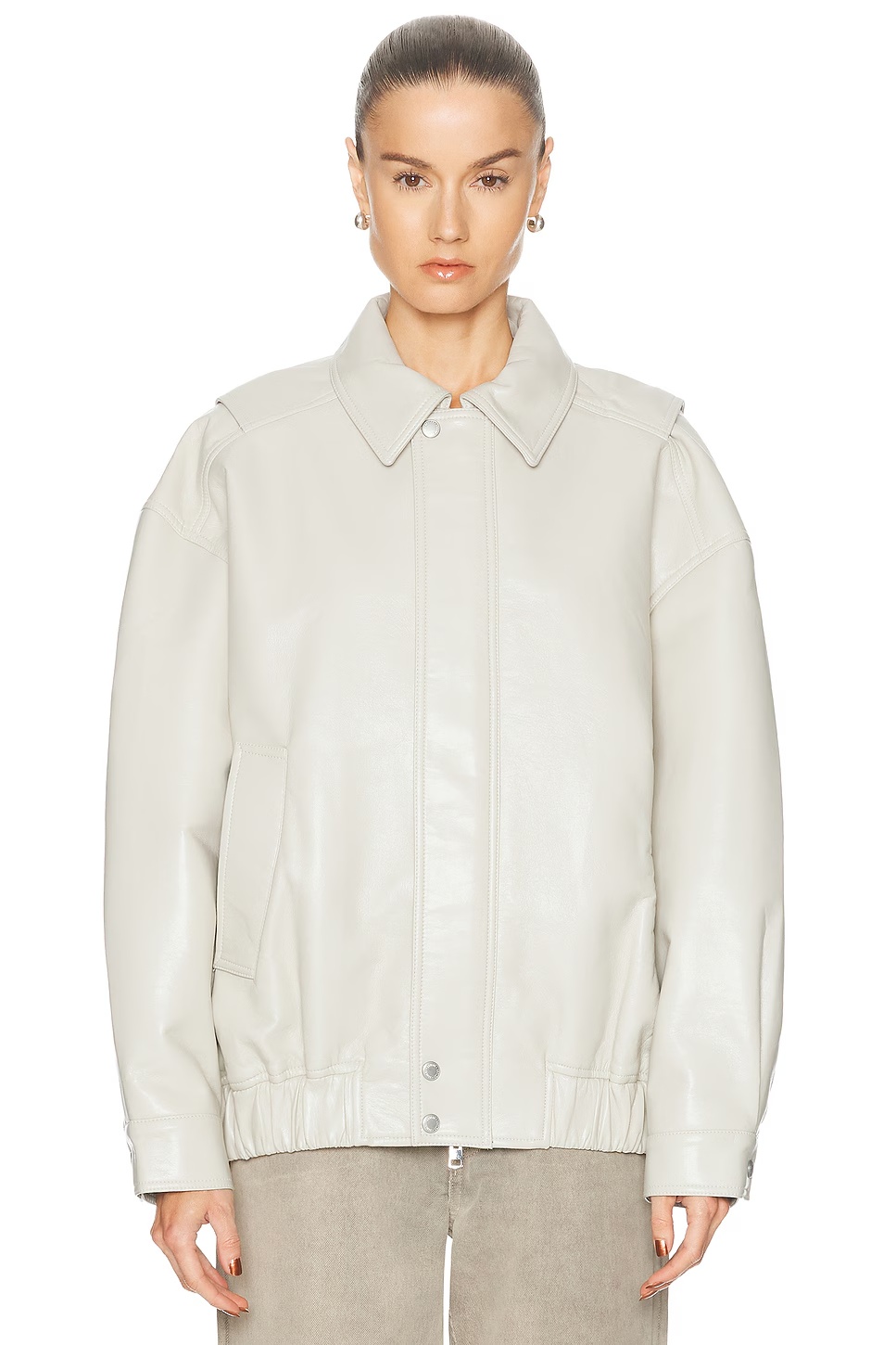 Aston Bomber Jacket Buff