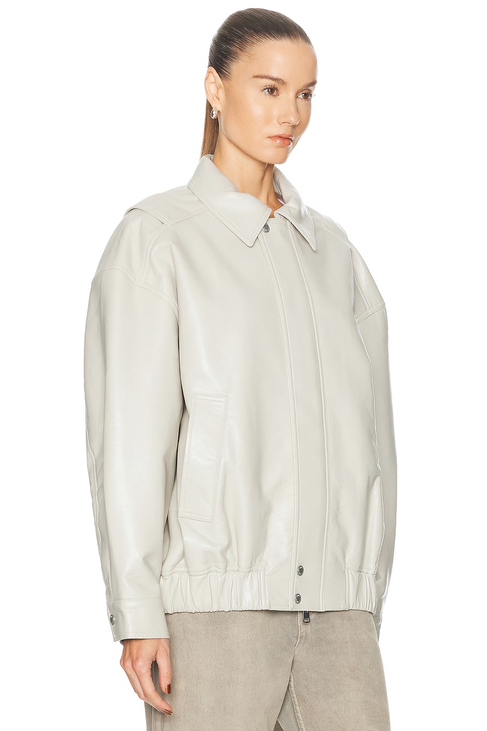 Aston Bomber Jacket Buff