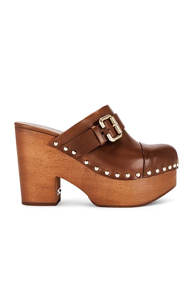 Jeannette Clog Ginger Brown